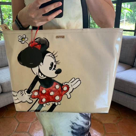 kate spade minnie mouse francis tote